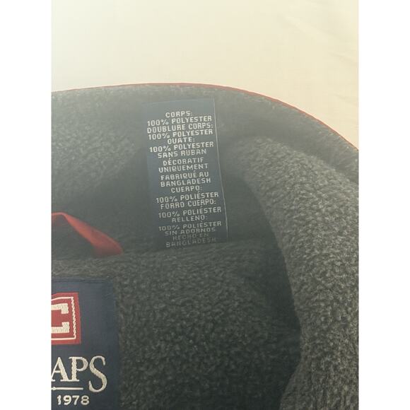 Red Mens Chaps Ralph Lauren Insulated-Fleece Lined Vest Size L - Picture 7 of 12